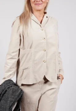 Mama B Jackets^Cimone V Jacket in Gesso