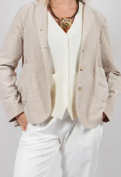 Mama B Jackets^Cimone V Jacket in Gesso