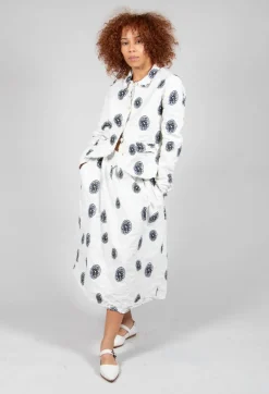 Aequamente Jackets^Citrus Print White Jacket