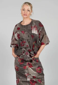 La Vaca Loca Tops^Ciudad Top in Shitake Flower