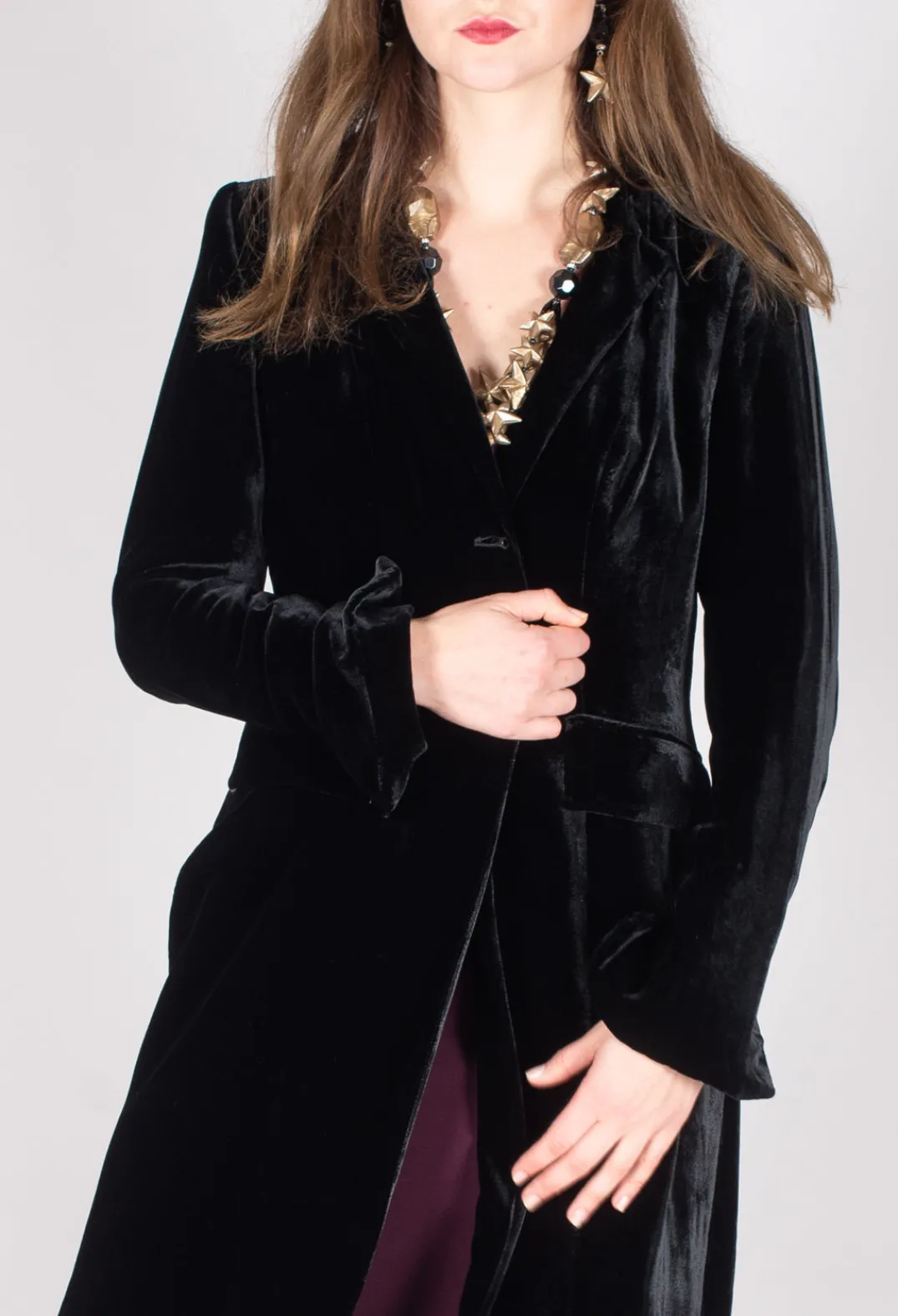 T.ba Coats^Classic Coat in Black