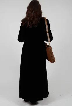 T.ba Coats^Classic Lux Velvet Coat in Black