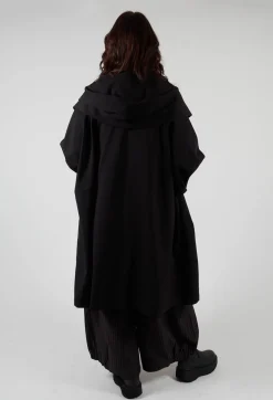 Pal Offner Coats^Clean Oversized Coat in Black