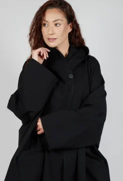 Pal Offner Coats^Clean Oversized Coat in Black
