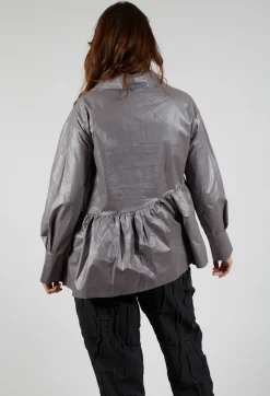 Bize Shirts & Blouses^Coated Shirt in Grey