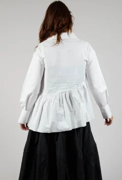 Bize Shirts & Blouses^Coated Shirt in White
