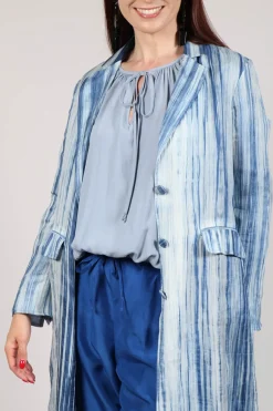 Bianco Levrin Coats^Colette Coat in Blue