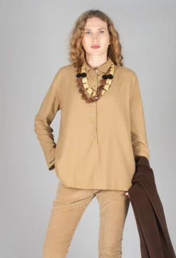 Album Di Famiglia Shirts & Blouses^Collar Shirt TBC in Sugar