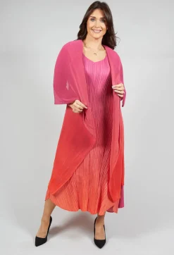 Alquema Coats^Collare Coat in Beet Flame