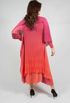 Alquema Coats^Collare Coat in Beet Flame