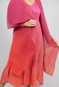 Alquema Coats^Collare Coat in Beet Flame