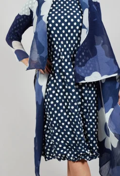 Alquema Coats^Collare Coat in Indigo Way