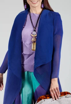 Alquema Coats^Collare Coat in Sodalite
