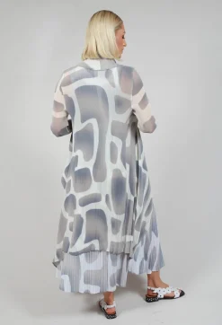 Alquema Coats^Collare Coat in White Sand Tuscon