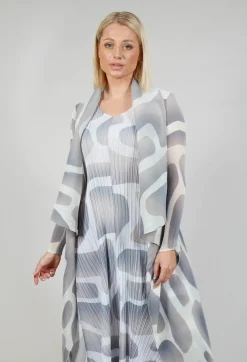 Alquema Coats^Collare Coat in White Sand Tuscon