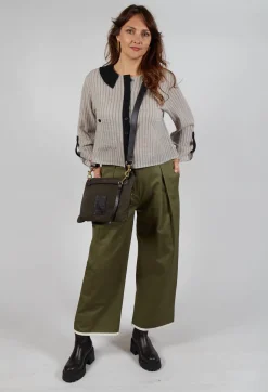 SOH Shirts & Blouses^Collared Blouse in Cream Stripe