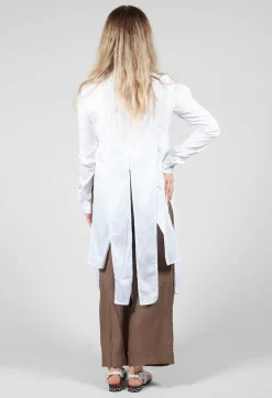 Malloni Shirts & Blouses^Collarless Shirt Chianti in Bianco