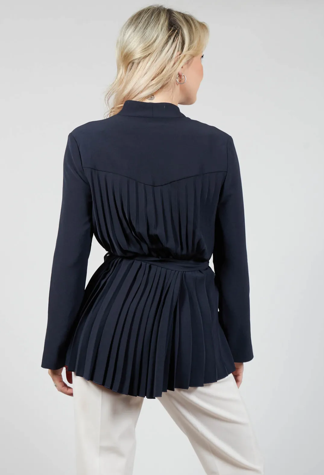 Beatrice B Jackets|Co-ords & Suits^Collarless Tailored Jacket in Navy