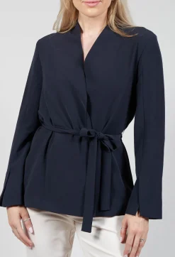 Beatrice B Jackets|Co-ords & Suits^Collarless Tailored Jacket in Navy