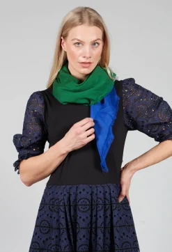 Moismont Scarves^Colour Block Scarf in Japan Blue