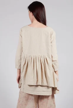 Les Ours Jackets^Combawa Jacket in Striped Linen