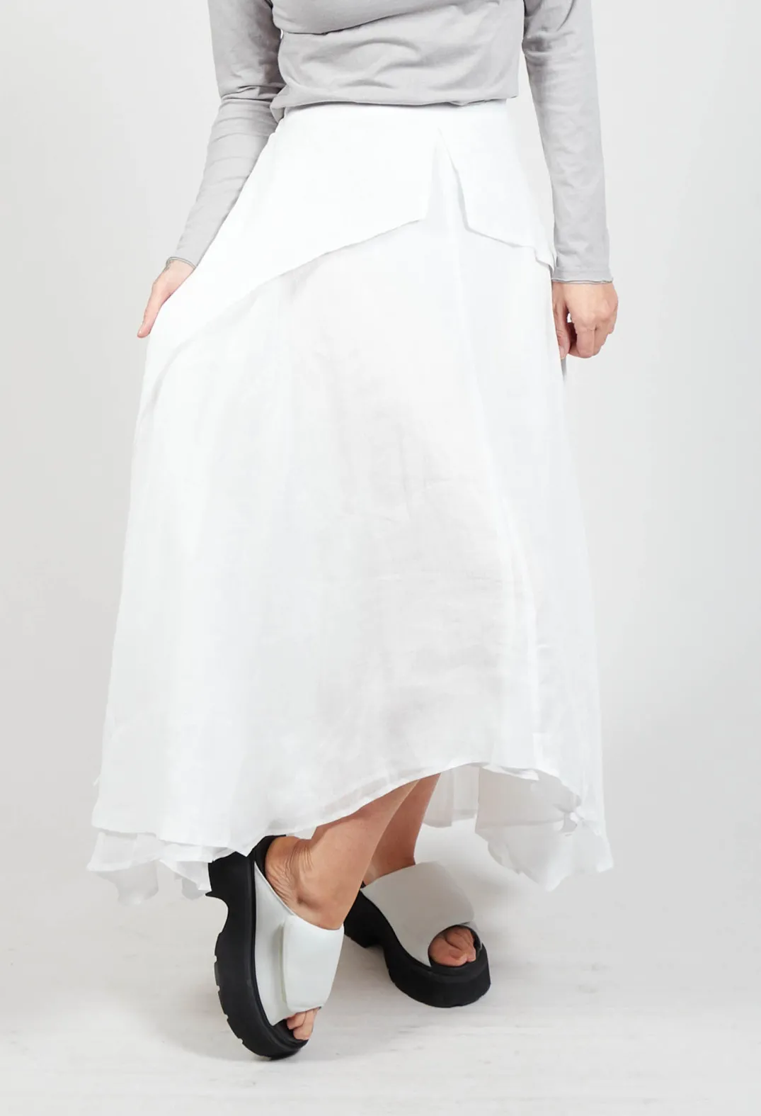 Jayko Skirts^Confiante Full Maxi Skirt in Naturel
