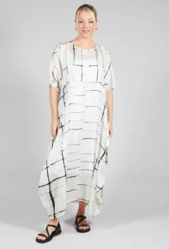 Bianco Levrin Dresses^Consuelo Dress in Black and White