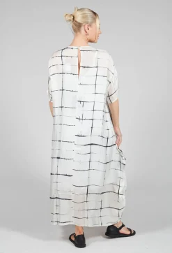 Bianco Levrin Dresses^Consuelo Dress in Black and White