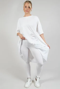 Rundholz Dip Leggings^Contrast Leggings in Starwhite