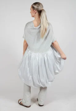 Rundholz Mainline Dresses^Contrast Skirt Dress in Moon Sparkle