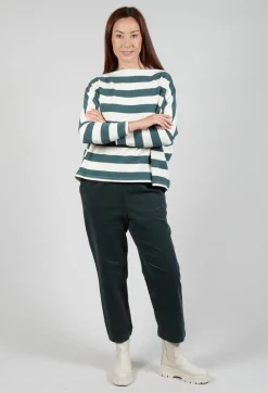 Operificio Neirami Jumpers^Contrast Stripe Jumper in Riga Agave
