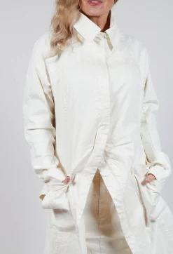 Rundholz Mainline Coats^Contrasting Print Coat in Galaxy Paint