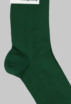 Bonne Maison Socks^Contrasting Toe Socks in Uni Foret