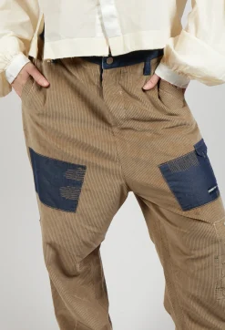 Umit Unal Trousers^Cord Trousers in Brown