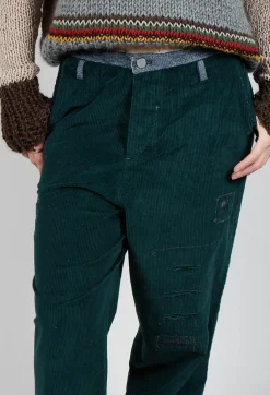 Umit Unal Trousers^Cord Trousers in Green
