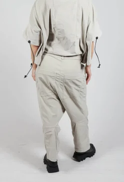Rundholz Dip Trousers^Corduroy Drop Crotch Trousers in Eraser