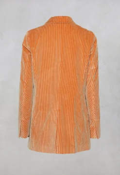 Beatrice B Jackets^Corduroy Jacket in Peach