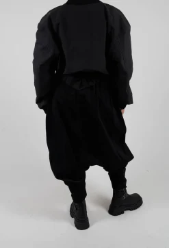 Moyuru Trousers^Corduroy Style Trousers in Black