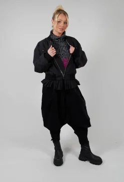 Moyuru Trousers^Corduroy Style Trousers in Black
