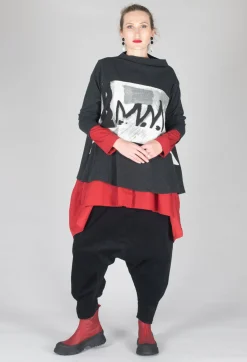 Moyuru Trousers^Corduroy Style Trousers in Black