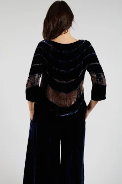 Bianco Levrin Shirts & Blouses^Cornelia Shirt in Navy Wave