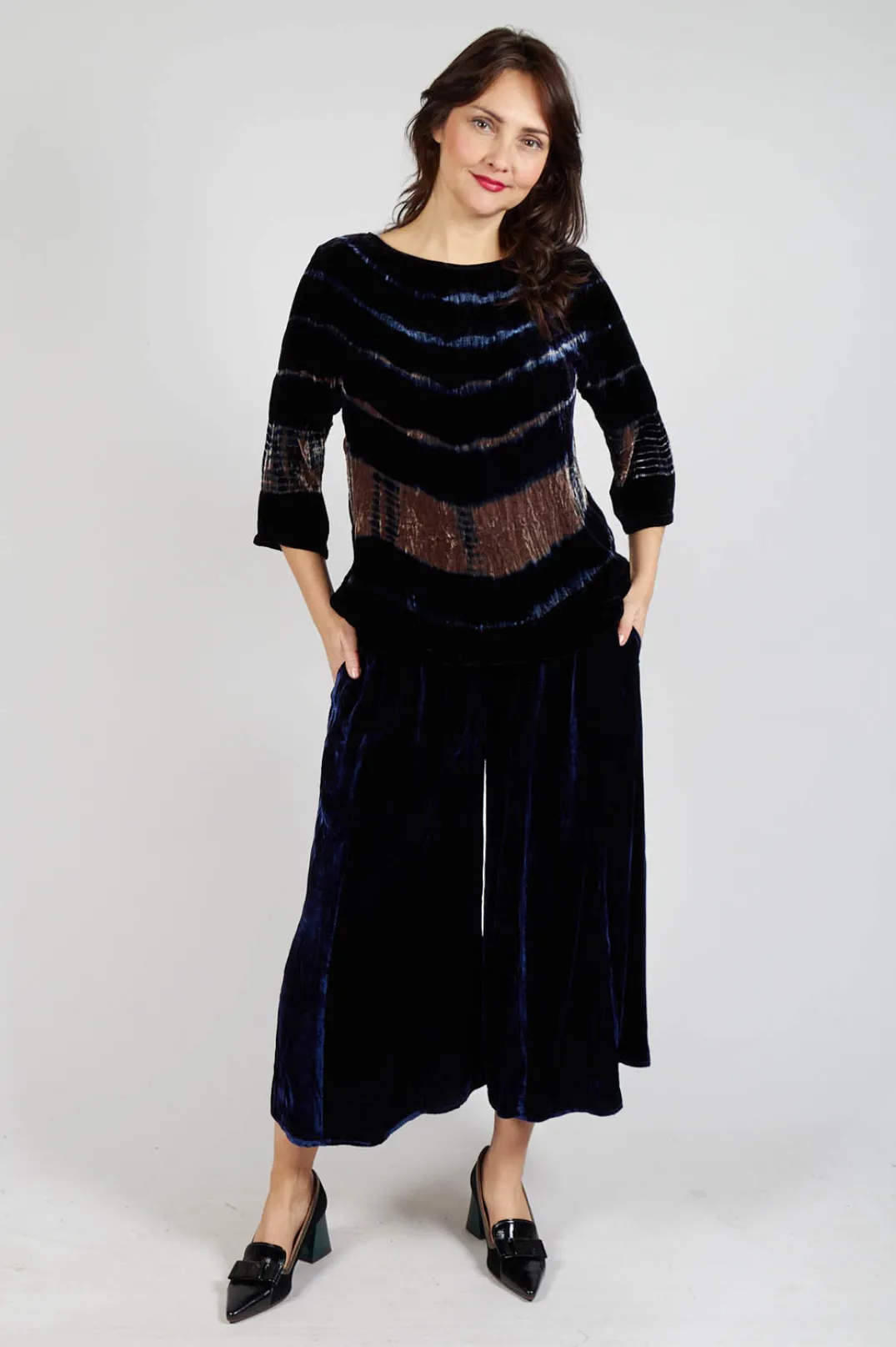 Bianco Levrin Shirts & Blouses^Cornelia Shirt in Navy Wave
