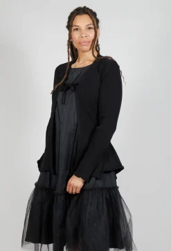 Pluslavie Cardigans^Cotton Cardigan in Black