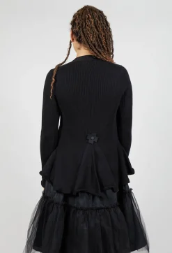 Pluslavie Cardigans^Cotton Cardigan in Black