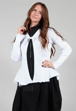 Pluslavie Cardigans^Cotton Cardigan in White