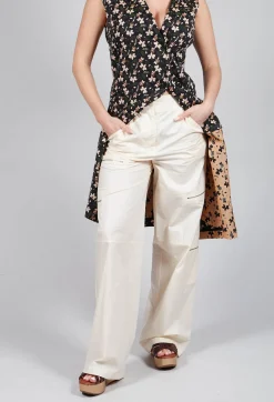IXOS Trousers^Cotton Cargo Trousers in Latte