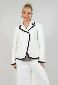 Stefano Mortari Jackets^Cotton Jacket in Cream