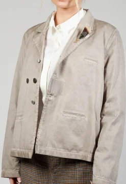 Umit Unal Jackets^Cotton Jacket in Original Brown