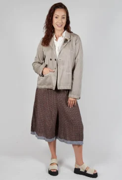 Umit Unal Jackets^Cotton Jacket in Original Brown