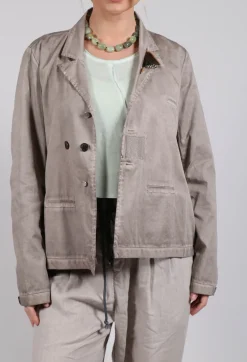 Umit Unal Jackets^Cotton Jacket in Original Brown